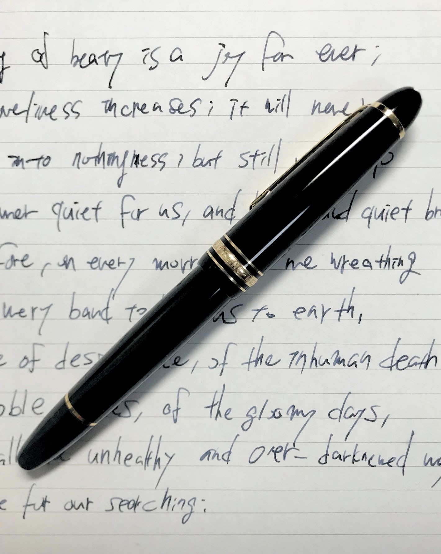 【万年筆】モンブラン マイスターシュテュック146 | 万年筆のある風景――万年筆の魅力、書く楽しさを伝えます。